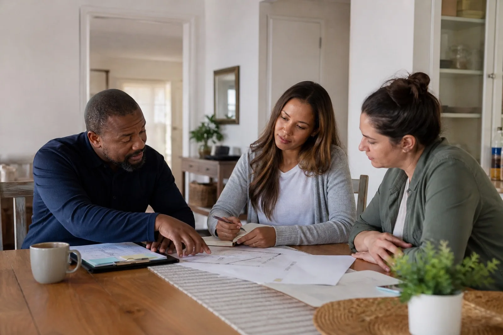 Sober living home operators reviewing property and operational details